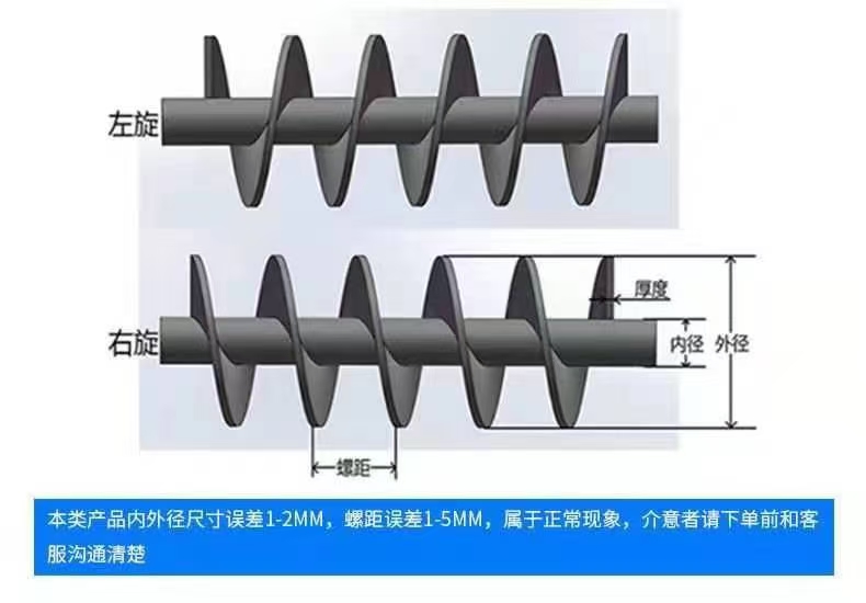 琼海市不锈钢螺旋叶片碳钢螺旋叶片 - 一站式服务